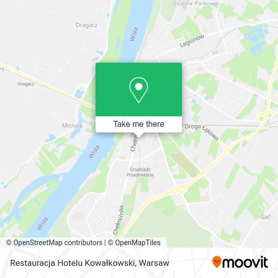 Карта Restauracja Hotelu Kowałkowski