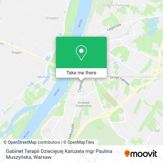 Gabinet Terapii Dziecięcej Karuzela mgr Paulina Muszyńska map