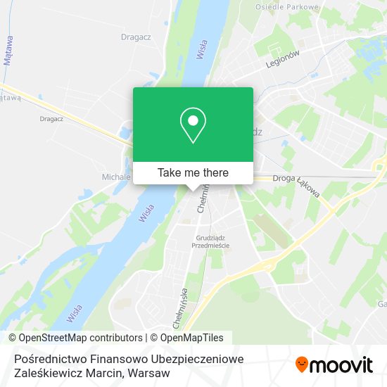 Pośrednictwo Finansowo Ubezpieczeniowe Zaleśkiewicz Marcin map