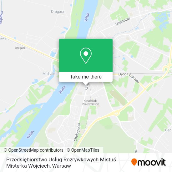 Przedsiębiorstwo Usług Rozrywkowych Mistuś Misterka Wojciech map