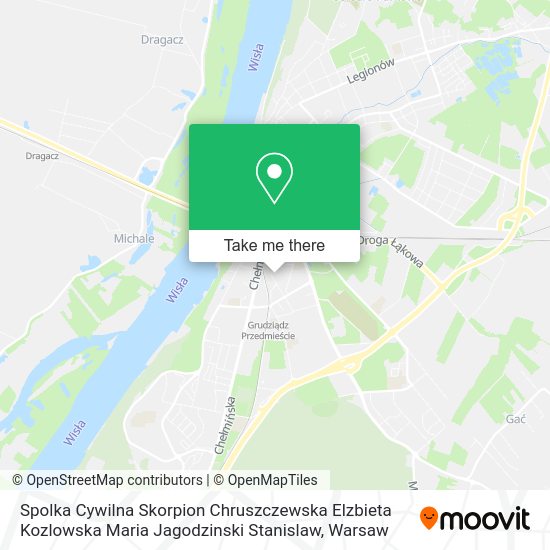 Spolka Cywilna Skorpion Chruszczewska Elzbieta Kozlowska Maria Jagodzinski Stanislaw map