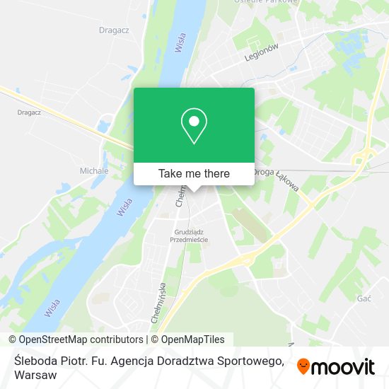 Śleboda Piotr. Fu. Agencja Doradztwa Sportowego map