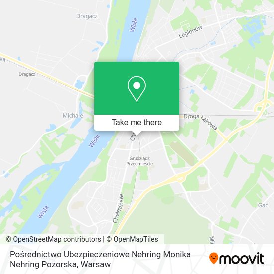 Pośrednictwo Ubezpieczeniowe Nehring Monika Nehring Pozorska map