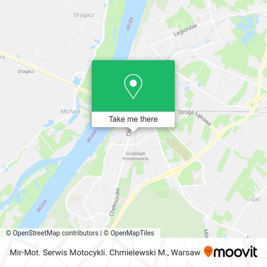 Mir-Mot. Serwis Motocykli. Chmielewski M. map