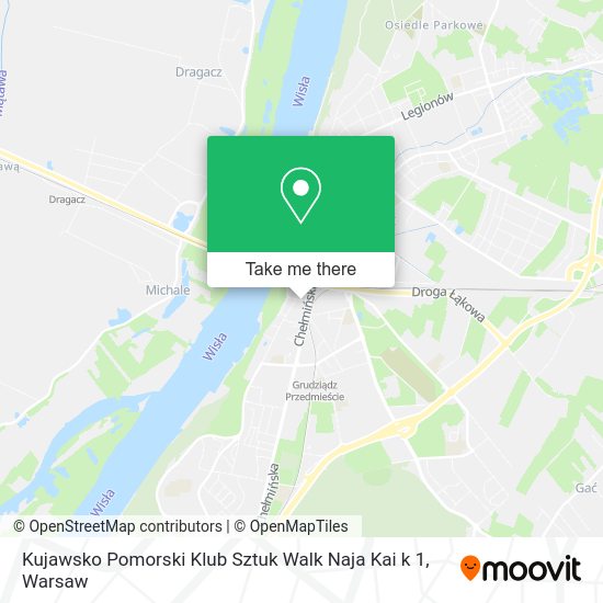 Карта Kujawsko Pomorski Klub Sztuk Walk Naja Kai k 1