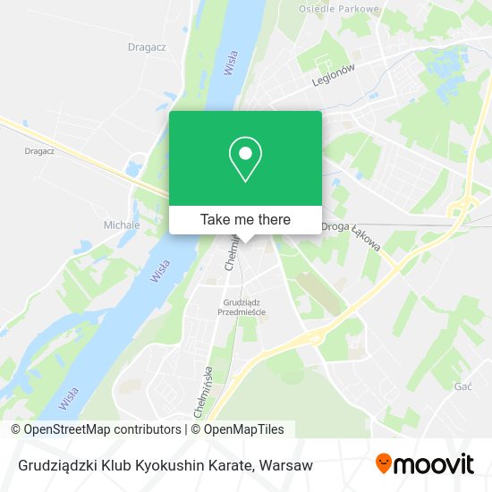 Grudziądzki Klub Kyokushin Karate map