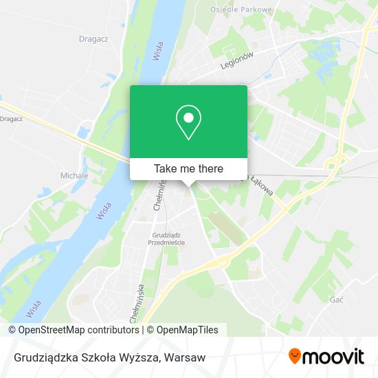 Grudziądzka Szkoła Wyższa map