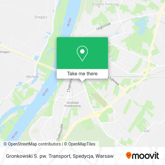 Карта Gronkowski S. pw. Transport, Spedycja