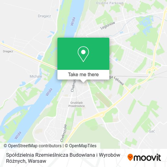 Карта Spółdzielnia Rzemieślnicza Budowlana i Wyrobów Różnych