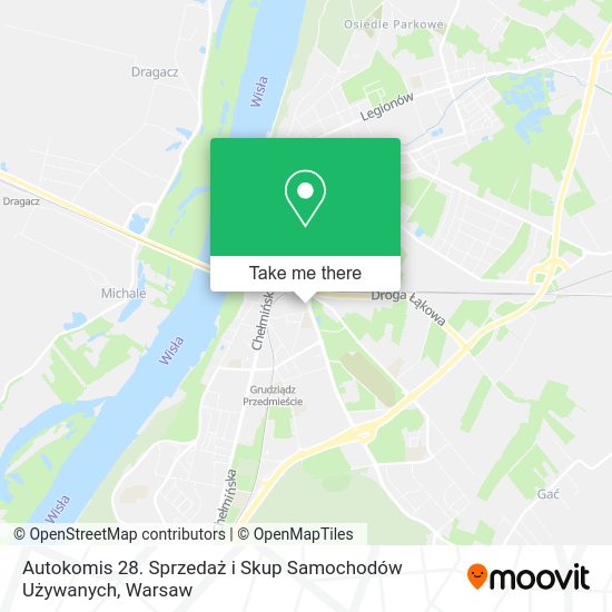 Autokomis 28. Sprzedaż i Skup Samochodów Używanych map