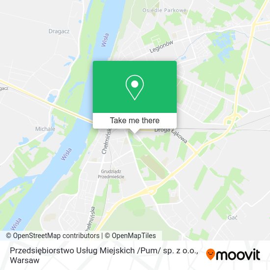 Przedsiębiorstwo Usług Miejskich /Pum/ sp. z o.o. map