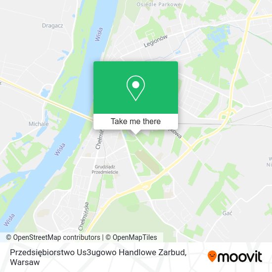 Przedsiębiorstwo Us3ugowo Handlowe Zarbud map