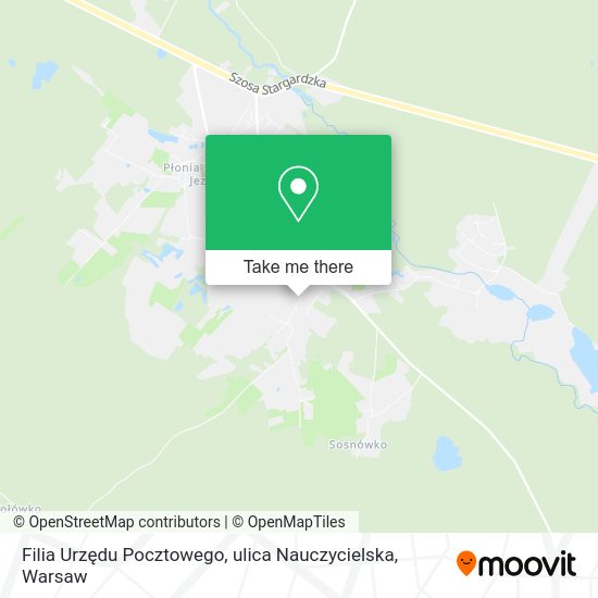 Filia Urzędu Pocztowego, ulica Nauczycielska map