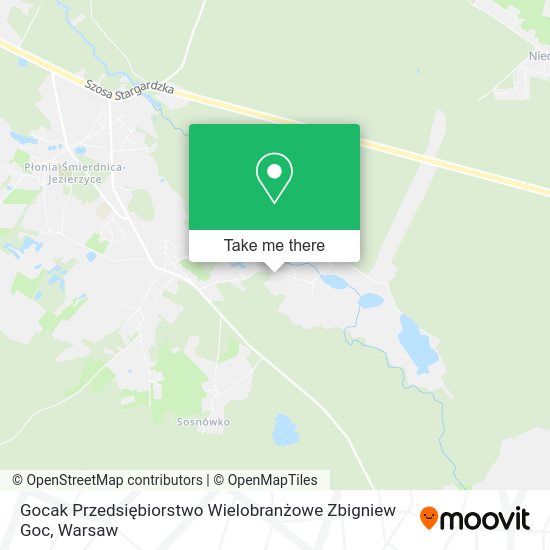 Gocak Przedsiębiorstwo Wielobranżowe Zbigniew Goc map