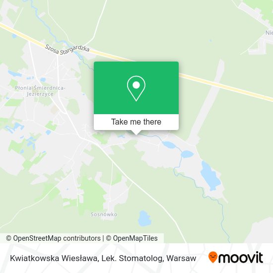 Kwiatkowska Wiesława, Lek. Stomatolog map