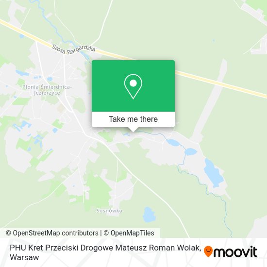 PHU Kret Przeciski Drogowe Mateusz Roman Wolak map