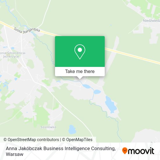 Карта Anna Jakóbczak Business Intelligence Consulting