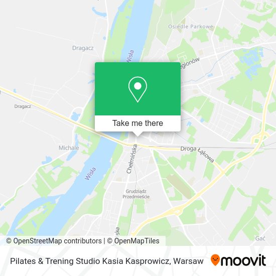 Pilates & Trening Studio Kasia Kasprowicz map