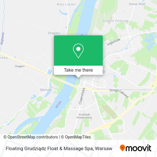 Карта Floating Grudziądz Float & Massage Spa