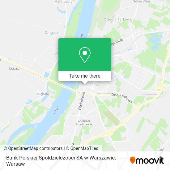 Bank Polskiej Spoldzielczosci SA w Warszawie map