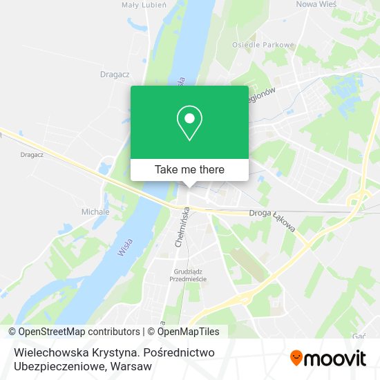 Wielechowska Krystyna. Pośrednictwo Ubezpieczeniowe map