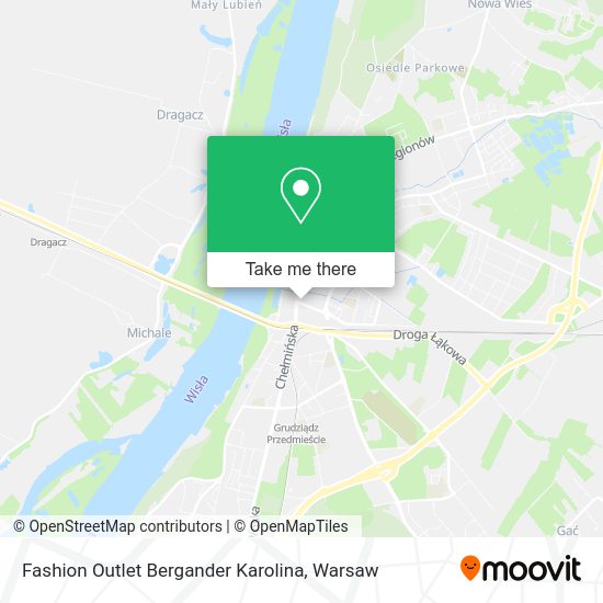 Fashion Outlet Bergander Karolina map