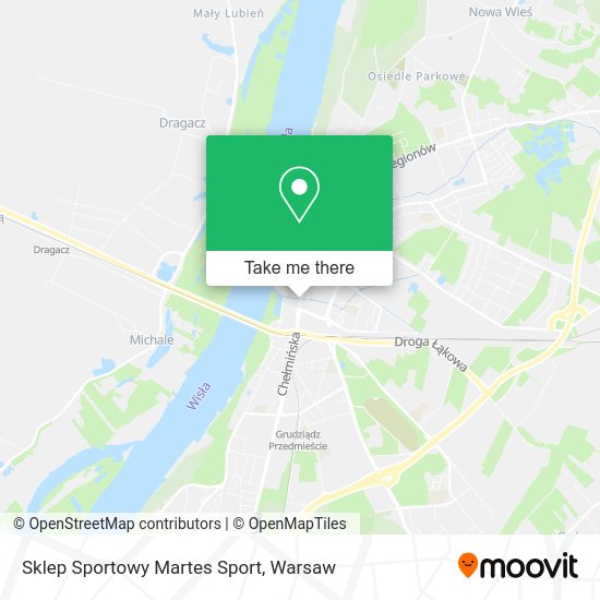 Sklep Sportowy Martes Sport map