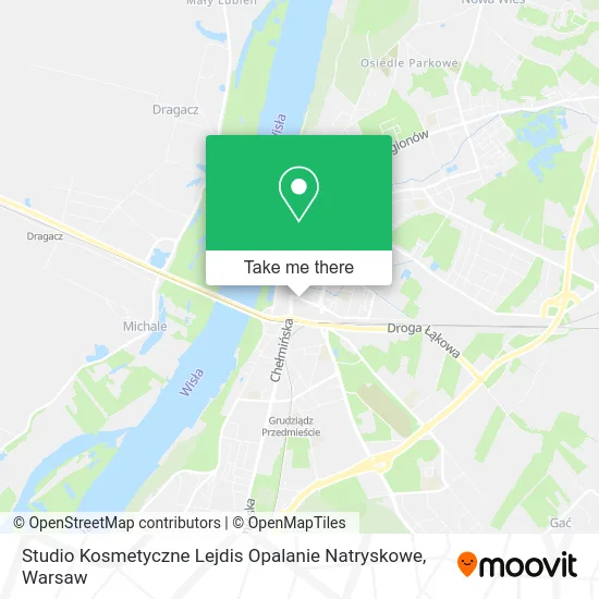Карта Studio Kosmetyczne Lejdis Opalanie Natryskowe