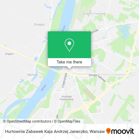 Hurtownia Zabawek Kaja Andrzej Janeczko map