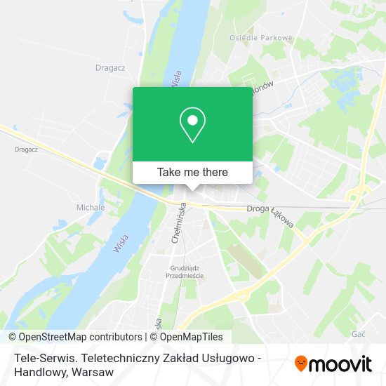 Tele-Serwis. Teletechniczny Zakład Usługowo - Handlowy map