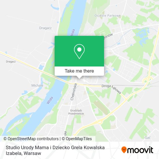 Studio Urody Mama i Dziecko Grela Kowalska Izabela map