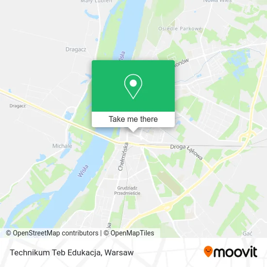 Карта Technikum Teb Edukacja