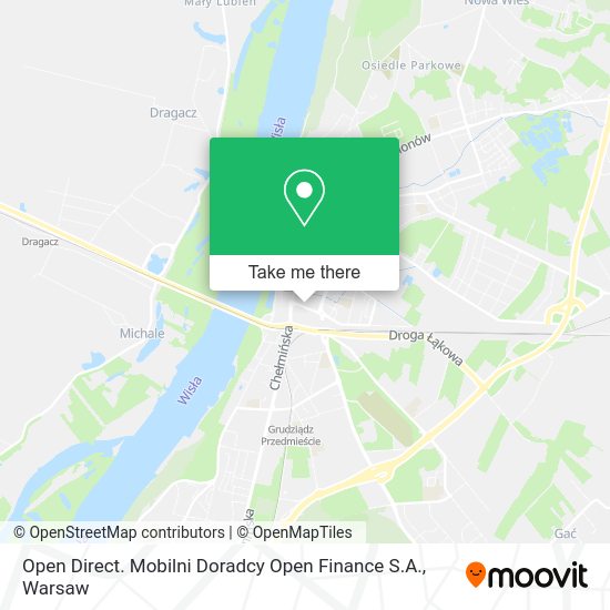 Open Direct. Mobilni Doradcy Open Finance S.A. map