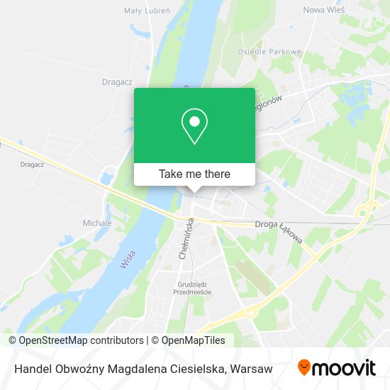 Handel Obwoźny Magdalena Ciesielska map