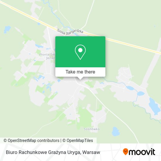 Biuro Rachunkowe Grażyna Uryga map