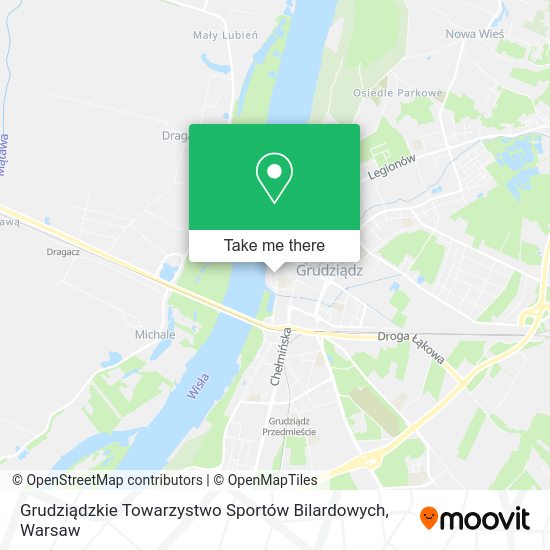 Grudziądzkie Towarzystwo Sportów Bilardowych map