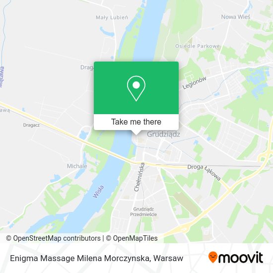 Enigma Massage Milena Morczynska map