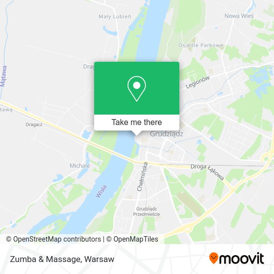 Zumba & Massage map