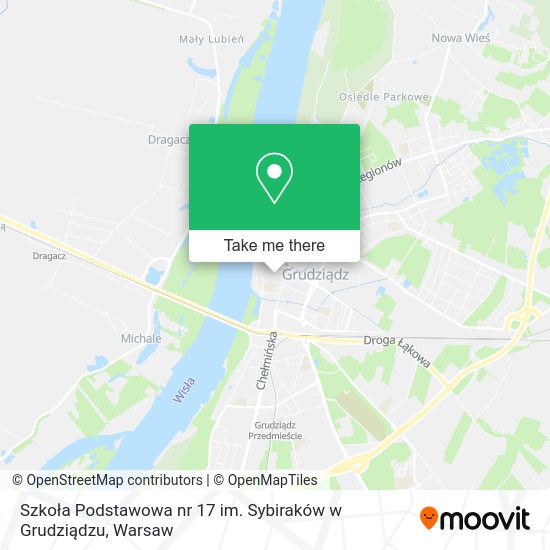 Szkoła Podstawowa nr 17 im. Sybiraków w Grudziądzu map