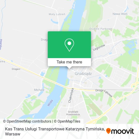 Карта Kas Trans Usługi Transportowe Katarzyna Tymińska