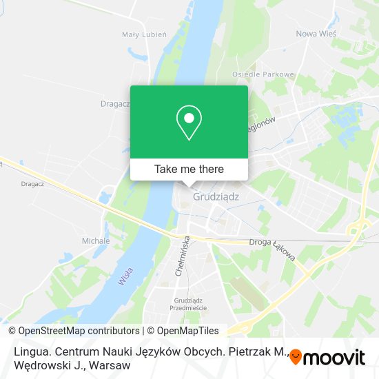 Lingua. Centrum Nauki Języków Obcych. Pietrzak M., Wędrowski J. map