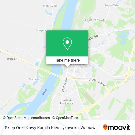 Sklep Odzieżowy Kamila Kierszykowska map