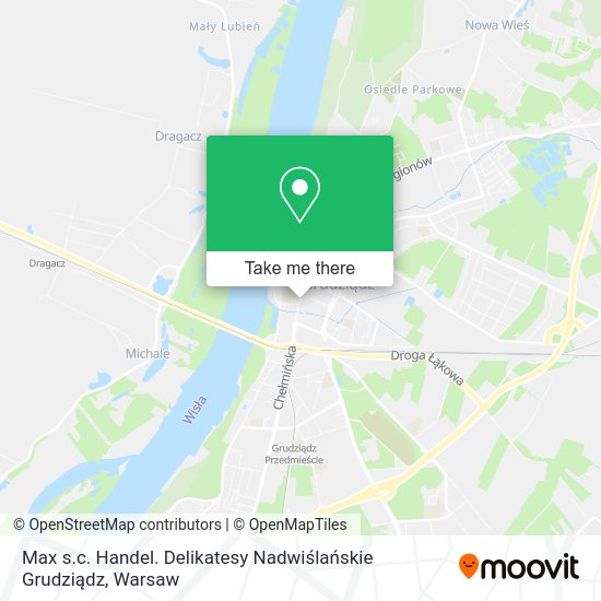 Max s.c. Handel. Delikatesy Nadwiślańskie Grudziądz map