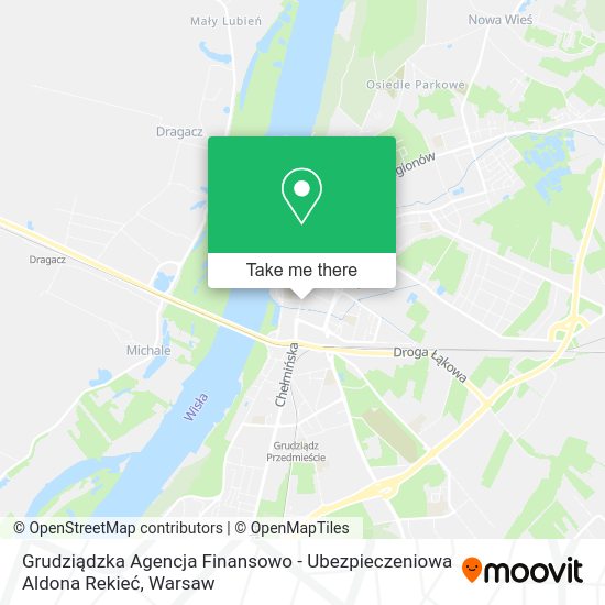 Grudziądzka Agencja Finansowo - Ubezpieczeniowa Aldona Rekieć map