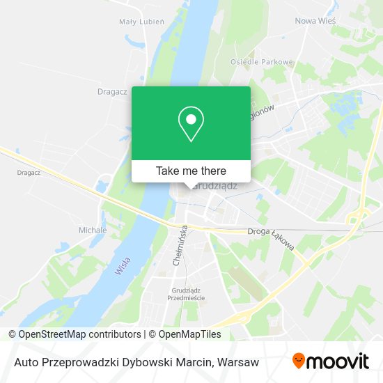 Карта Auto Przeprowadzki Dybowski Marcin