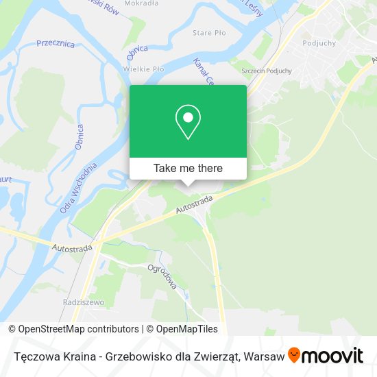 Карта Tęczowa Kraina - Grzebowisko dla Zwierząt