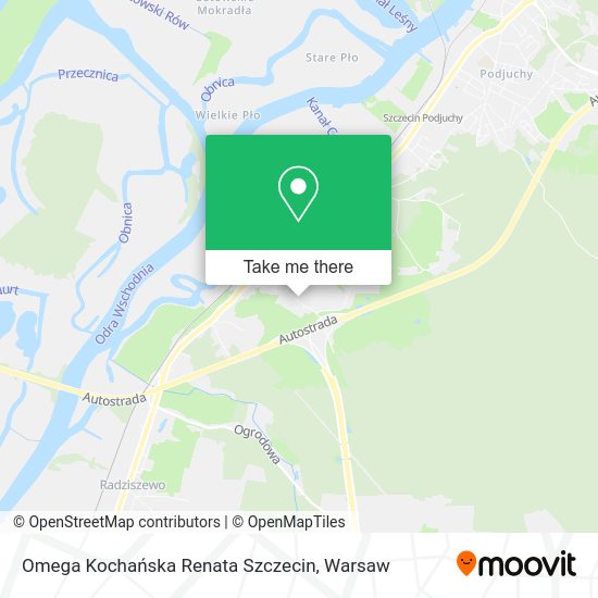 Omega Kochańska Renata Szczecin map