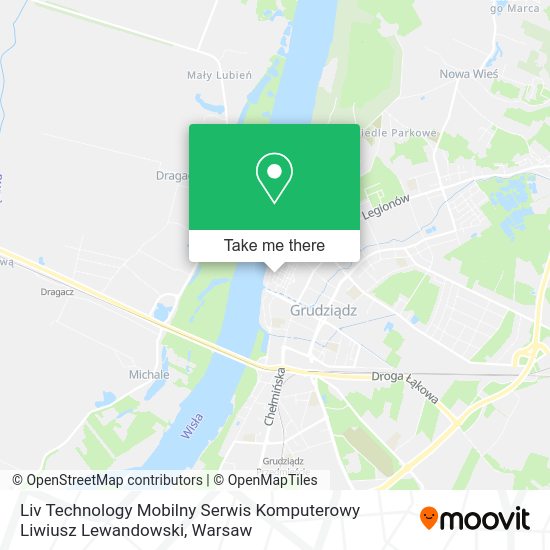 Liv Technology Mobilny Serwis Komputerowy Liwiusz Lewandowski map