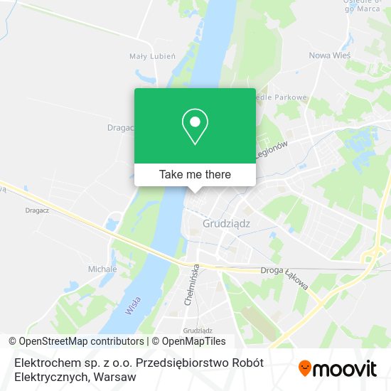 Elektrochem sp. z o.o. Przedsiębiorstwo Robót Elektrycznych map