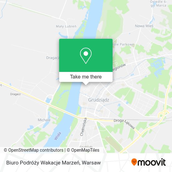 Biuro Podróży Wakacje Marzeń map